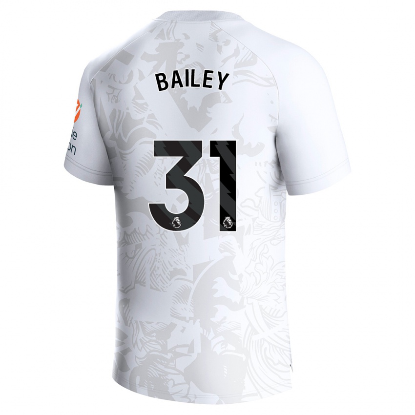 Niño Camiseta Leon Bailey #31 Blanco 2ª Equipación 2023/24 La Camisa Argentina