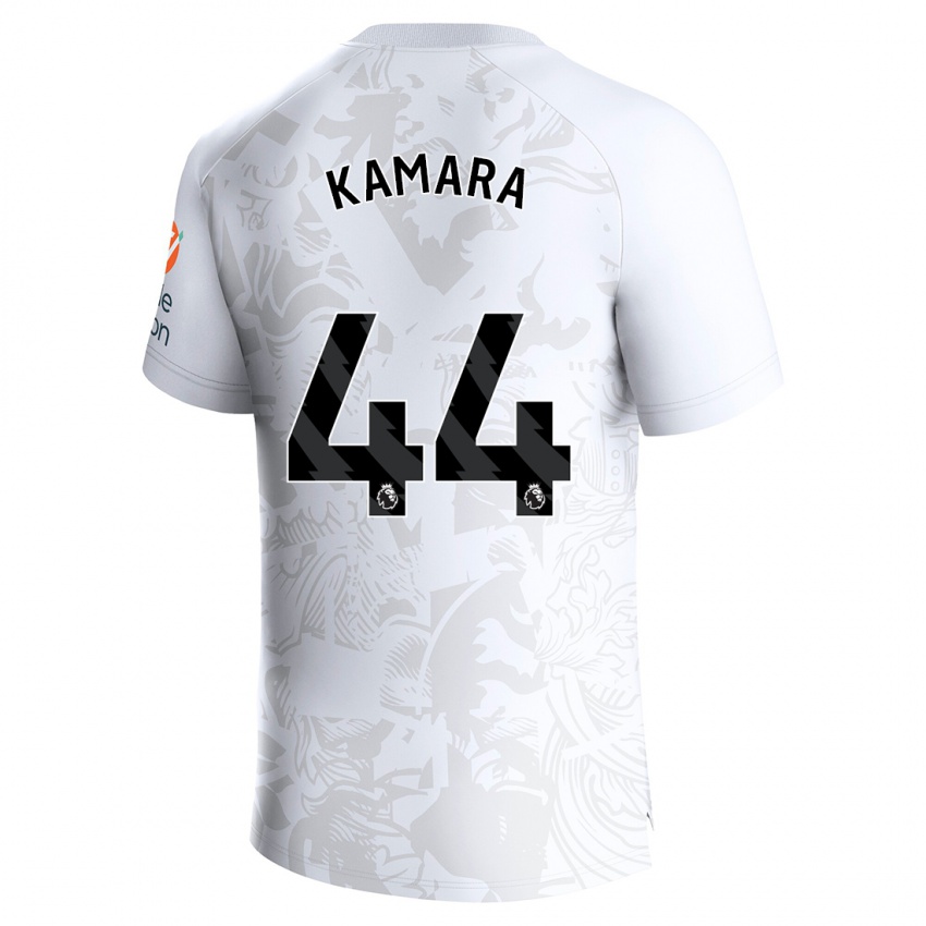 Niño Camiseta Boubacar Kamara #44 Blanco 2ª Equipación 2023/24 La Camisa Argentina