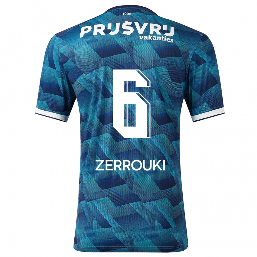 Niño Camiseta Ramiz Zerrouki #6 Azul 2ª Equipación 2023/24 La Camisa Argentina