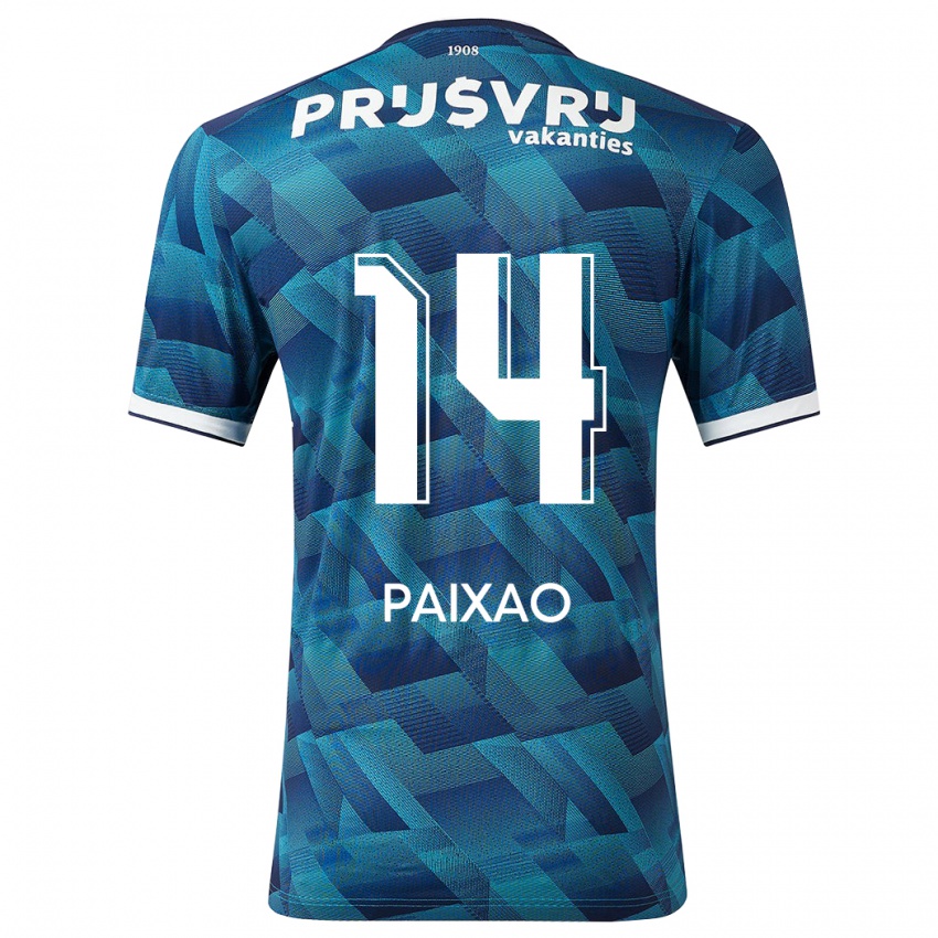 Niño Camiseta Igor Paixão #14 Azul 2ª Equipación 2023/24 La Camisa Argentina