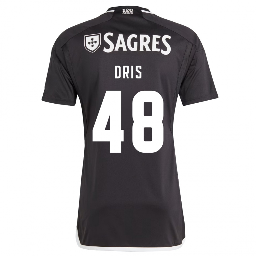 Niño Camiseta Sofiane Dris #48 Negro 2ª Equipación 2023/24 La Camisa Argentina