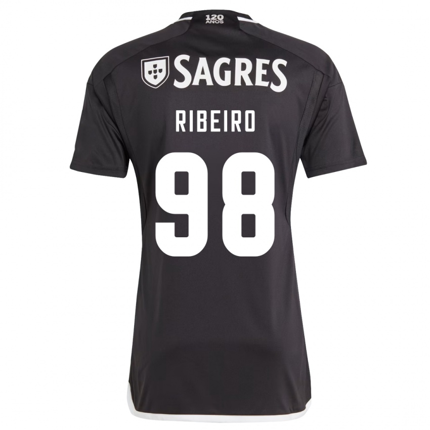 Niño Camiseta Ricardo Ribeiro #98 Negro 2ª Equipación 2023/24 La Camisa Argentina