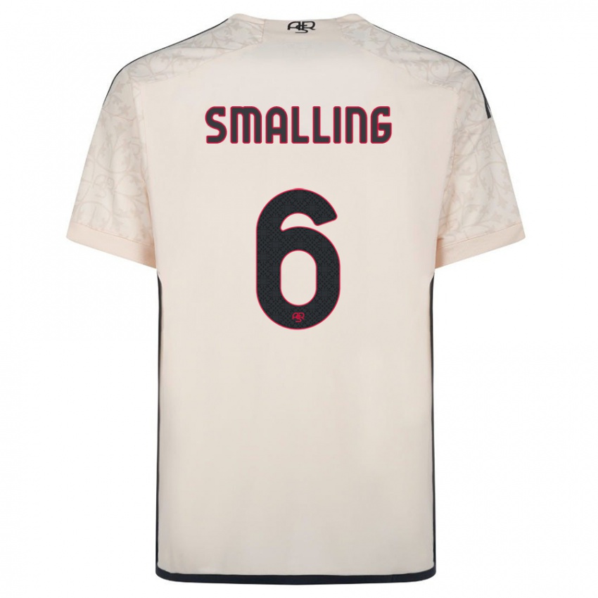 Niño Camiseta Chris Smalling #6 Blanquecino 2ª Equipación 2023/24 La Camisa Argentina