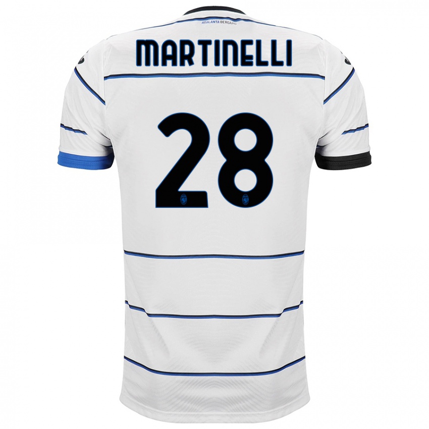 Niño Camiseta Gabriel Martinelli #28 Blanco 2ª Equipación 2023/24 La Camisa Argentina