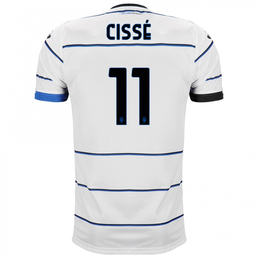 Niño Camiseta Moustapha Cissé #11 Blanco 2ª Equipación 2023/24 La Camisa Argentina