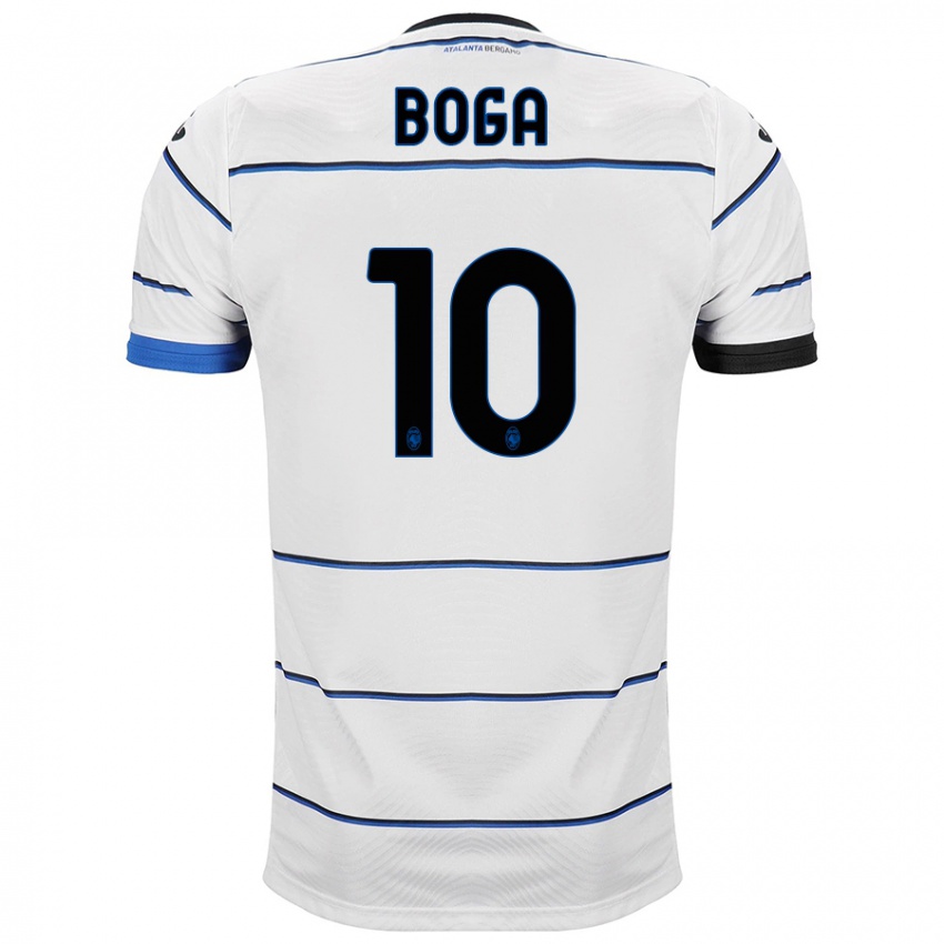 Niño Camiseta Jeremie Boga #10 Blanco 2ª Equipación 2023/24 La Camisa Argentina