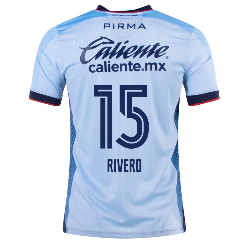 Niño Camiseta Ignacio Rivero #15 Cielo Azul 2ª Equipación 2023/24 La Camisa Argentina