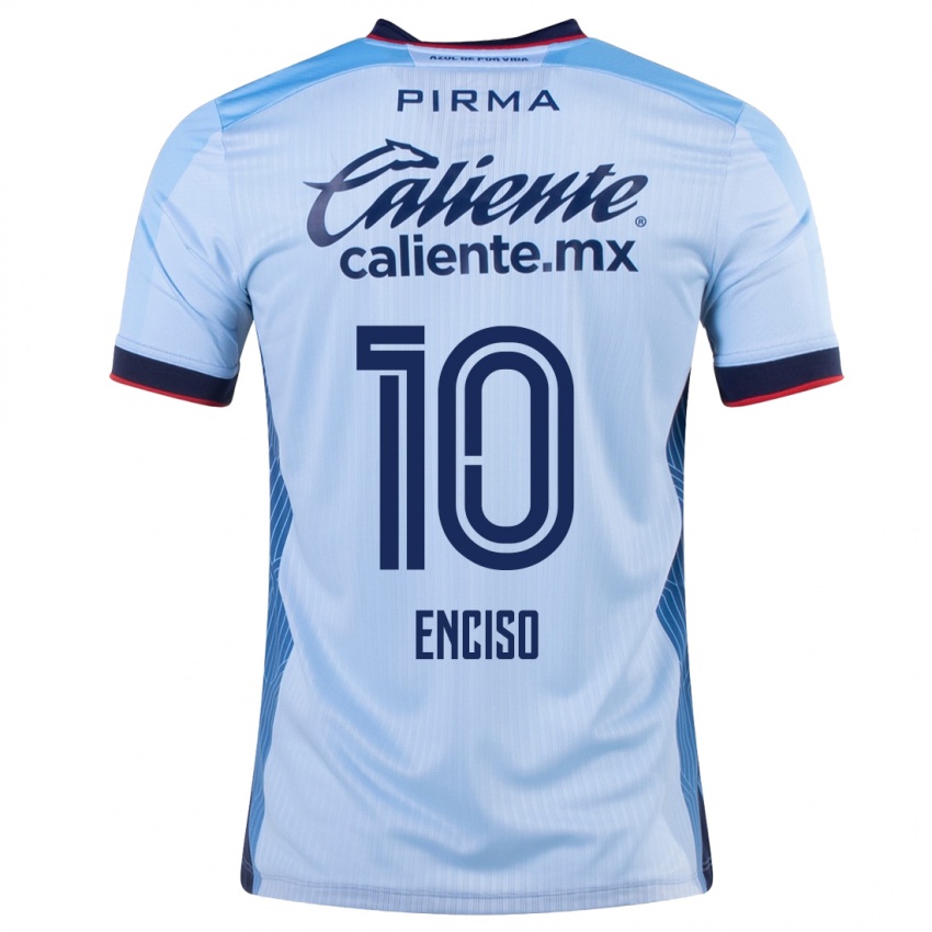 Niño Camiseta Martha Enciso #10 Cielo Azul 2ª Equipación 2023/24 La Camisa Argentina