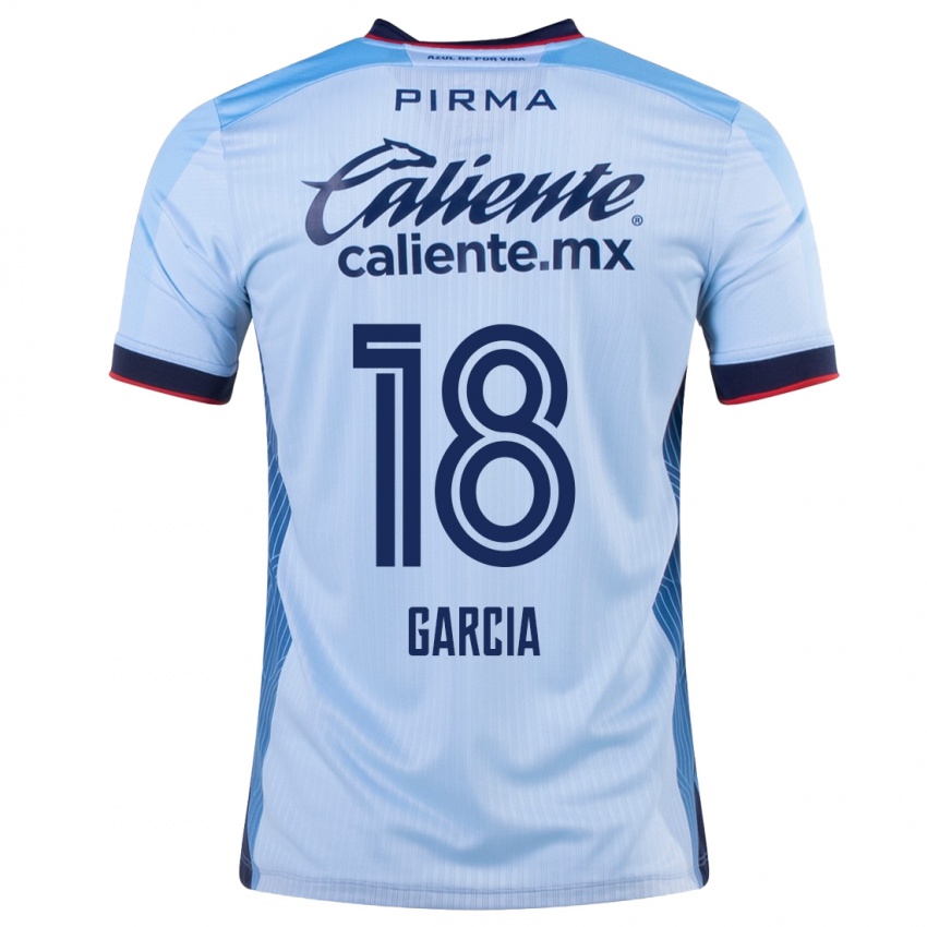 Niño Camiseta Diana Garcia #18 Cielo Azul 2ª Equipación 2023/24 La Camisa Argentina