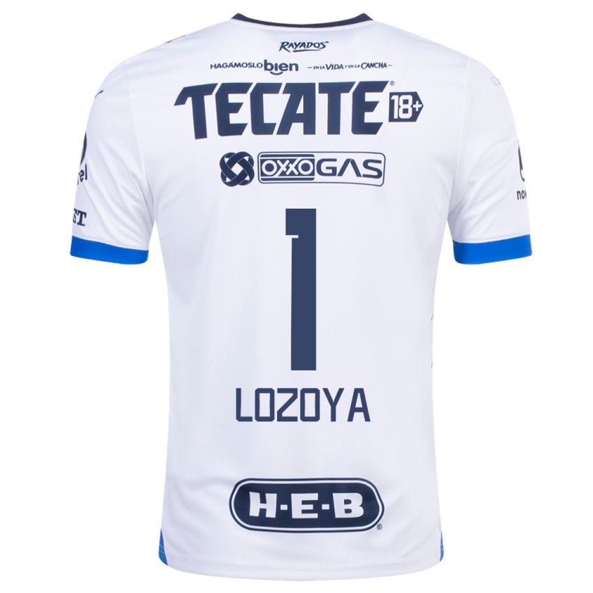 Niño Camiseta Claudia Lozoya #1 Blanco 2ª Equipación 2023/24 La Camisa Argentina