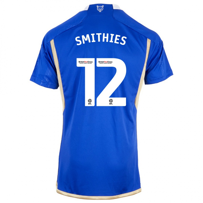 Hombre Camiseta Alex Smithies #12 Azul Real 1ª Equipación 2023/24 La Camisa Argentina