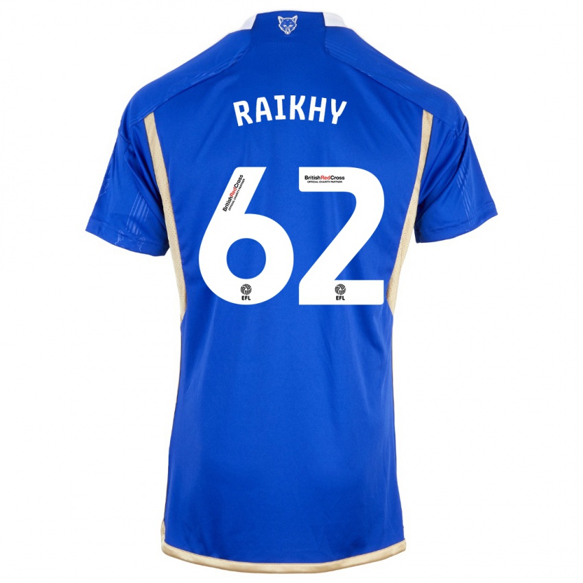 Hombre Camiseta Arjan Raikhy #62 Azul Real 1ª Equipación 2023/24 La Camisa Argentina