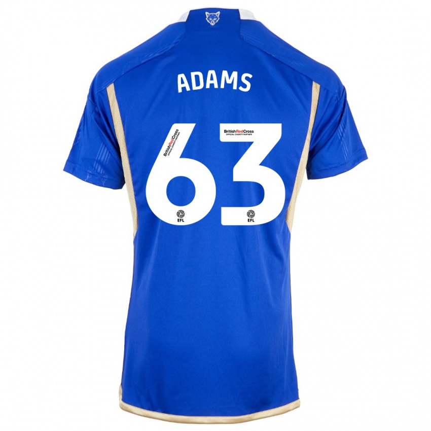 Hombre Camiseta Bayli Spencer Adams #63 Azul Real 1ª Equipación 2023/24 La Camisa Argentina