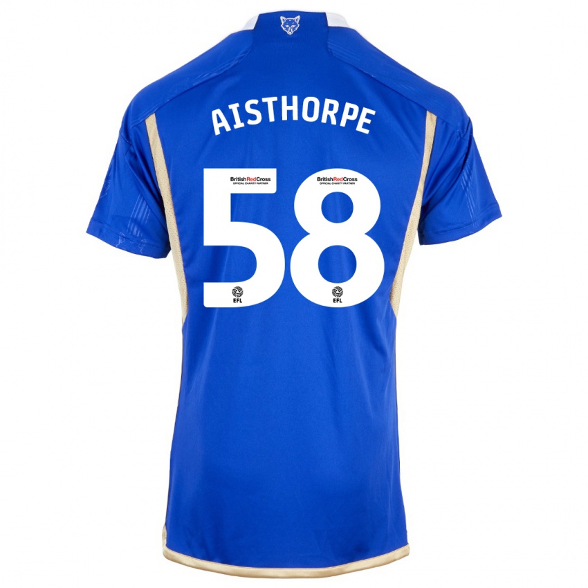 Hombre Camiseta Bailey Aisthorpe #58 Azul Real 1ª Equipación 2023/24 La Camisa Argentina