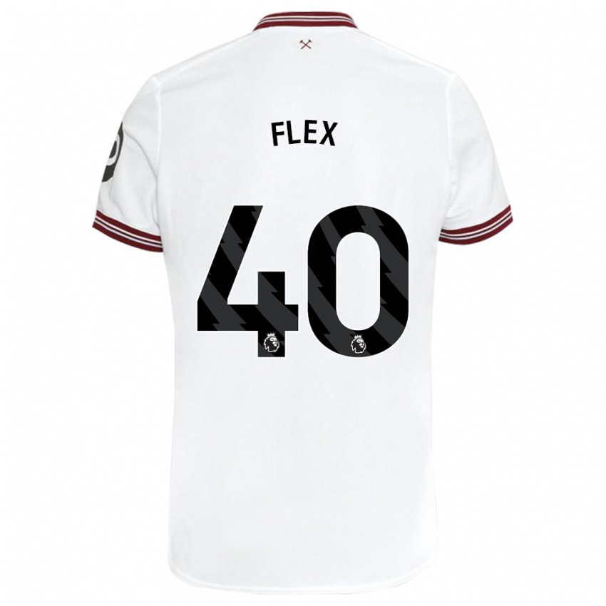 Hombre Camiseta Armstrong Oko Flex #40 Blanco 2ª Equipación 2023/24 La Camisa Argentina