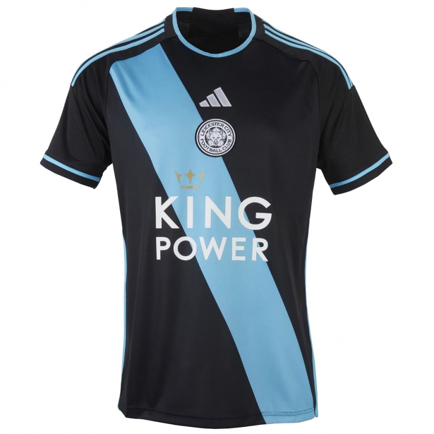 Hombre Camiseta Timothy Castagne #27 Negro 2ª Equipación 2023/24 La Camisa Argentina