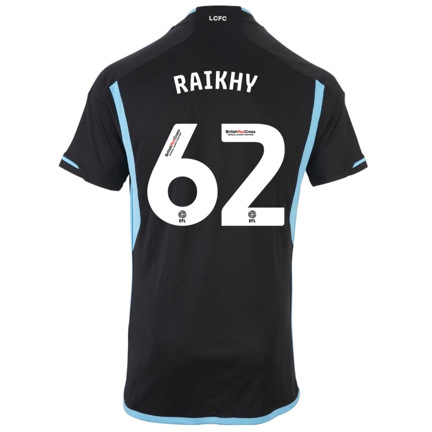 Hombre Camiseta Arjan Raikhy #62 Negro 2ª Equipación 2023/24 La Camisa Argentina