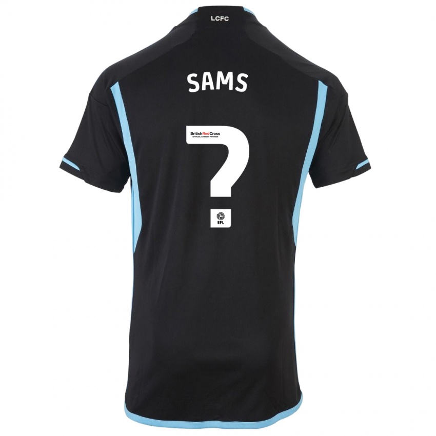 Hombre Camiseta Tom Sams #0 Negro 2ª Equipación 2023/24 La Camisa Argentina