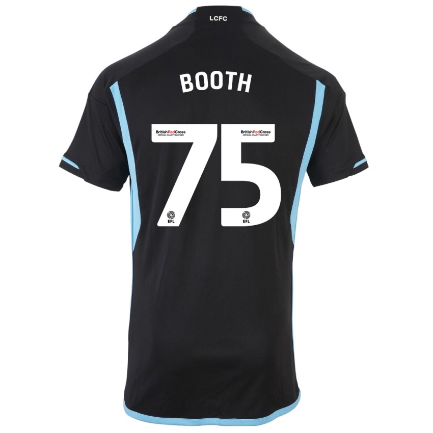 Hombre Camiseta Zach Booth #75 Negro 2ª Equipación 2023/24 La Camisa Argentina