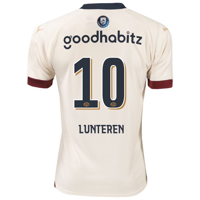 Hombre Camiseta Desiree Van Lunteren #10 Blanquecino 2ª Equipación 2023/24 La Camisa Argentina