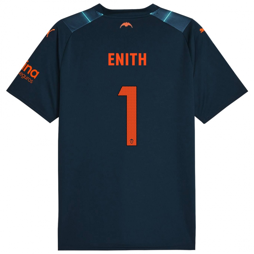 Hombre Camiseta Enith #1 Azul Marino 2ª Equipación 2023/24 La Camisa Argentina