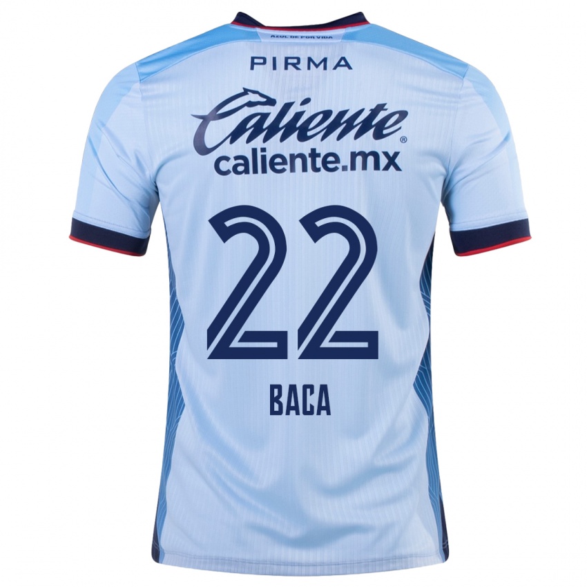 Hombre Camiseta Rafael Baca #22 Cielo Azul 2ª Equipación 2023/24 La Camisa Argentina