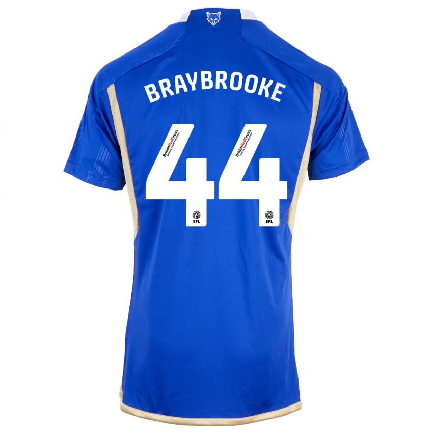 Mujer Camiseta Sammy Braybrooke #44 Azul Real 1ª Equipación 2023/24 La Camisa Argentina