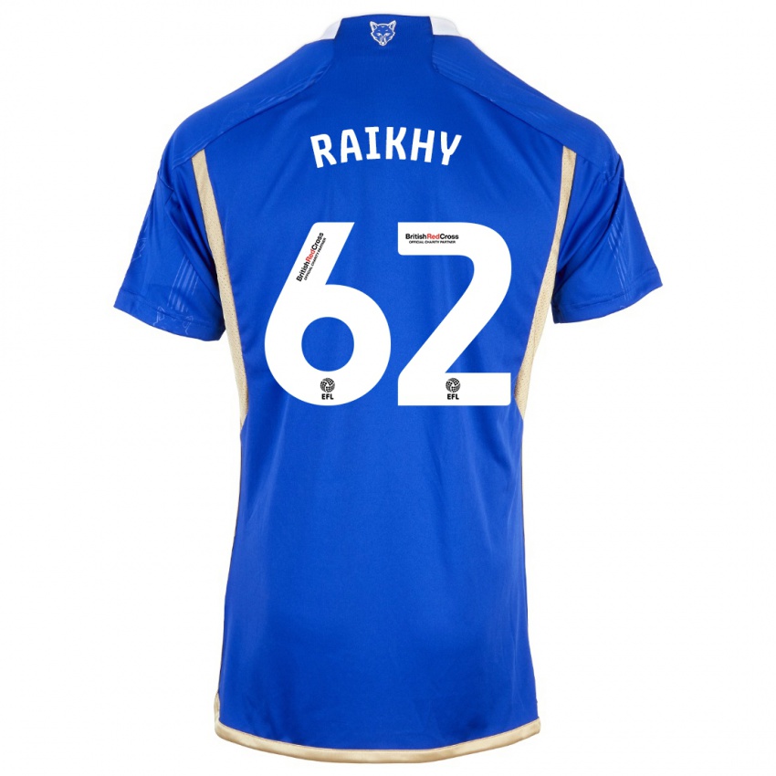 Mujer Camiseta Arjan Raikhy #62 Azul Real 1ª Equipación 2023/24 La Camisa Argentina
