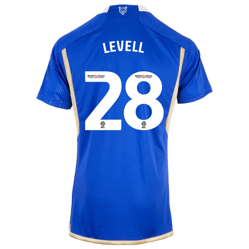 Mujer Camiseta Kirstie Levell #28 Azul Real 1ª Equipación 2023/24 La Camisa Argentina