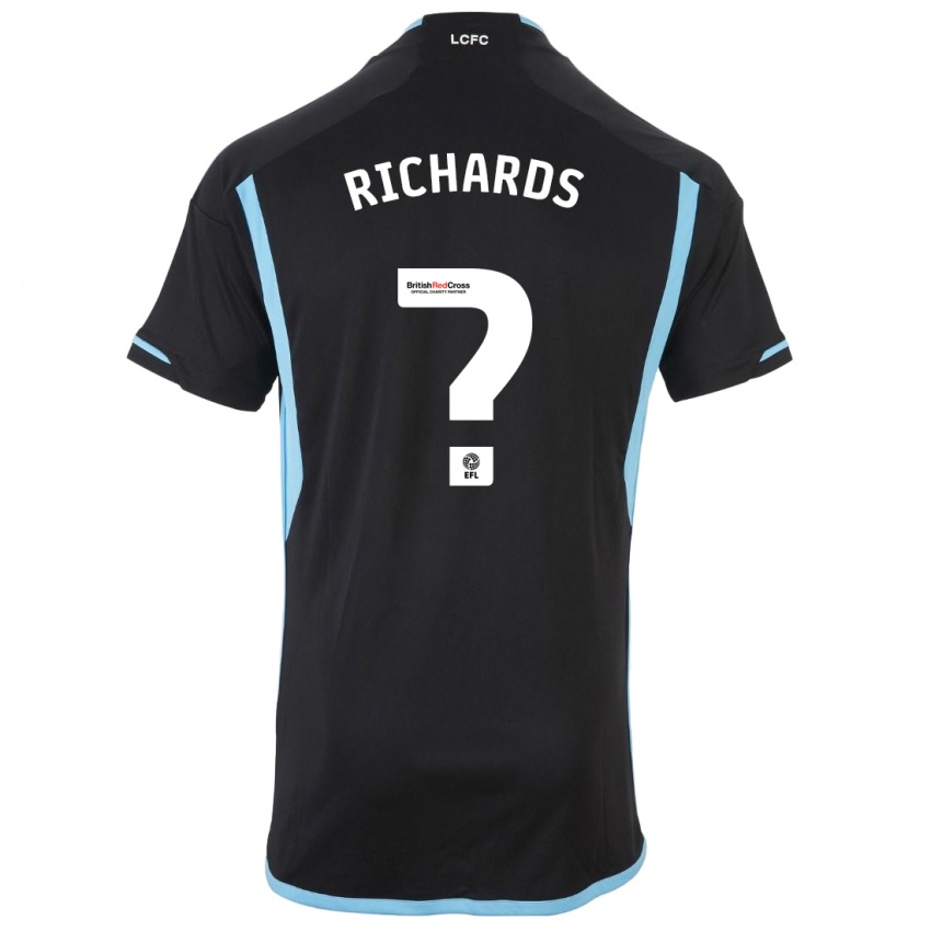 Mujer Camiseta Amani Richards #0 Negro 2ª Equipación 2023/24 La Camisa Argentina