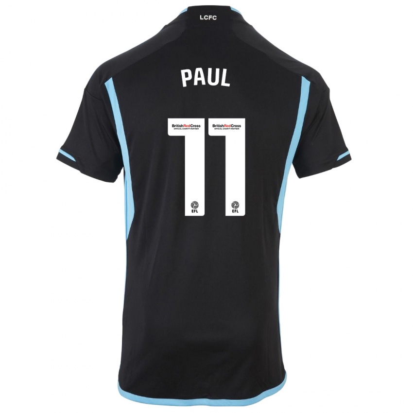 Mujer Camiseta Lachante Paul #11 Negro 2ª Equipación 2023/24 La Camisa Argentina