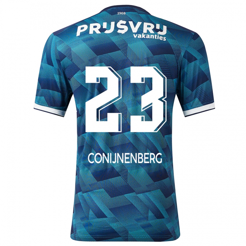 Mujer Camiseta Jada Conijnenberg #23 Azul 2ª Equipación 2023/24 La Camisa Argentina