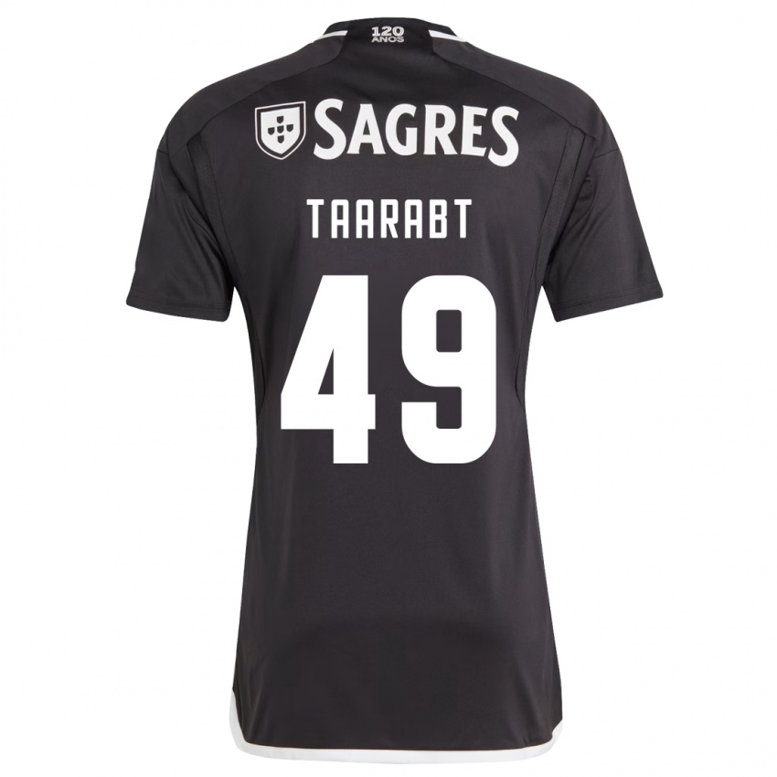 Mujer Camiseta Adel Taarabt #49 Negro 2ª Equipación 2023/24 La Camisa Argentina