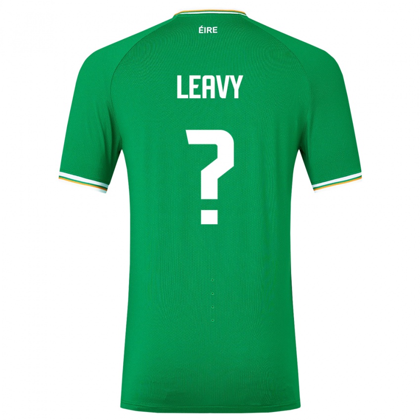 Niño Camiseta Irlanda Kian Leavy #0 Verde 1ª Equipación 24-26 La Camisa Argentina