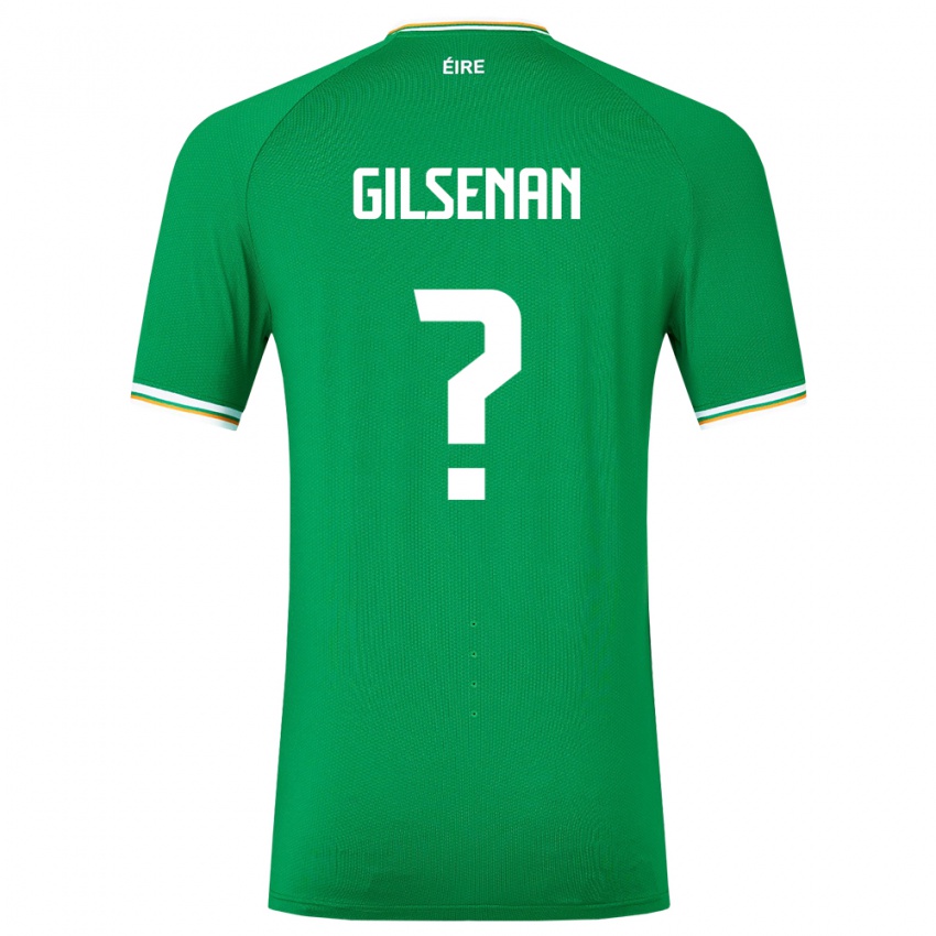 Niño Camiseta Irlanda Zak Gilsenan #0 Verde 1ª Equipación 24-26 La Camisa Argentina