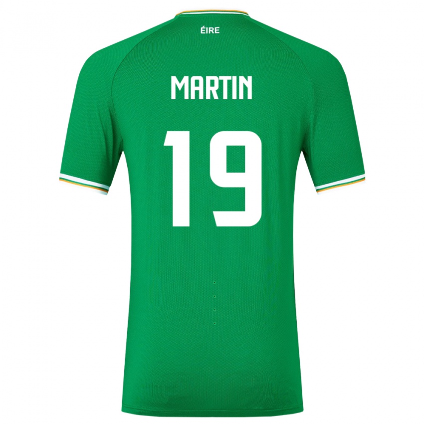 Niño Camiseta Irlanda William Martin #19 Verde 1ª Equipación 24-26 La Camisa Argentina