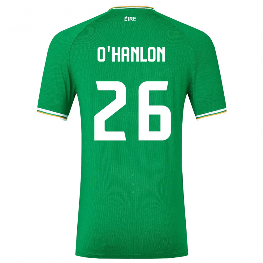 Niño Camiseta Irlanda Tara O'hanlon #26 Verde 1ª Equipación 24-26 La Camisa Argentina