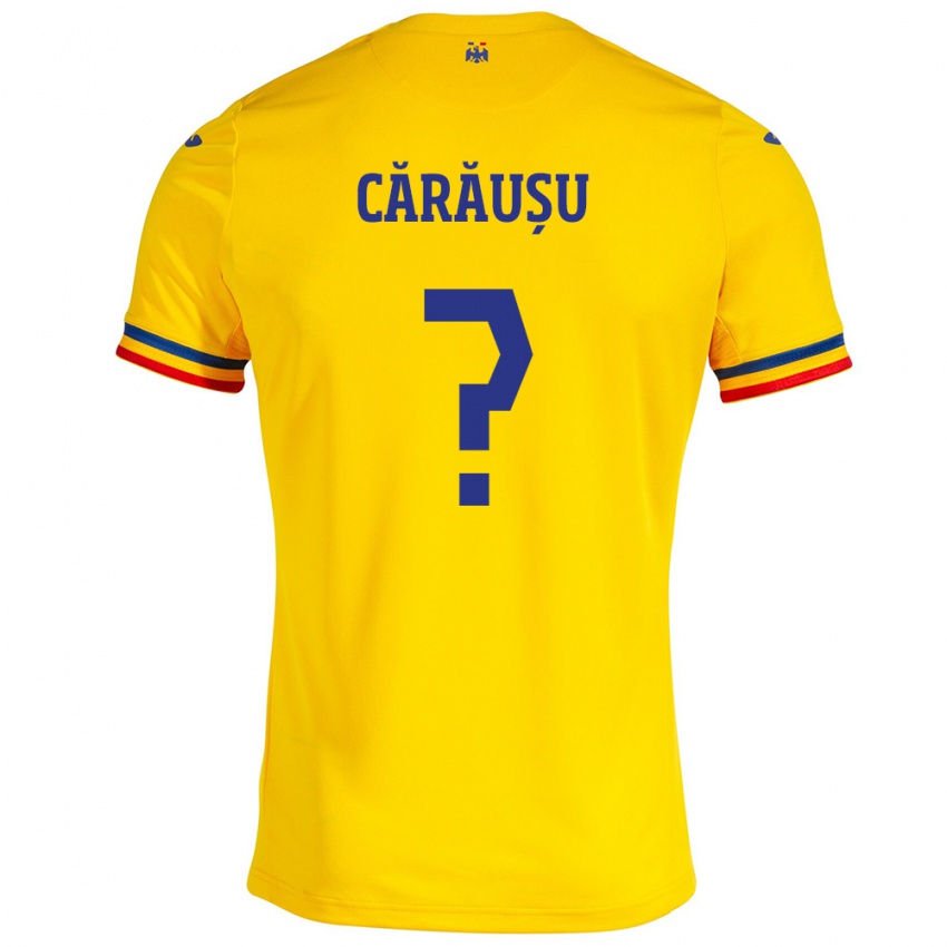 Niño Camiseta Rumania Codrin Cărăușu #0 Amarillo 1ª Equipación 24-26 La Camisa Argentina