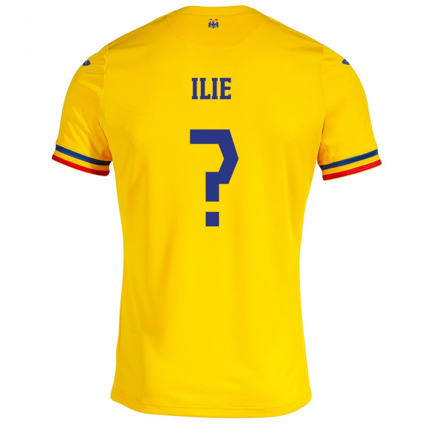 Niño Camiseta Rumania Mario Ilie #0 Amarillo 1ª Equipación 24-26 La Camisa Argentina