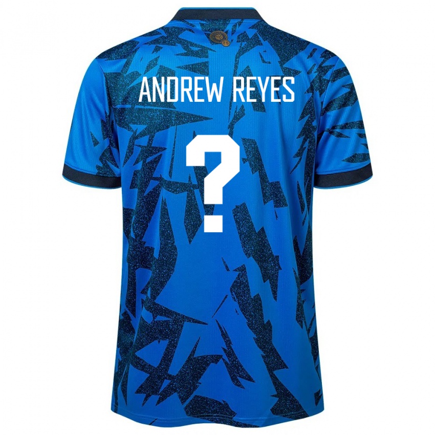 Niño Camiseta El Salvador Andrew Reyes #0 Azul 1ª Equipación 24-26 La Camisa Argentina