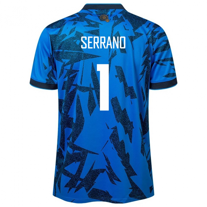 Niño Camiseta El Salvador Idalia Serrano #1 Azul 1ª Equipación 24-26 La Camisa Argentina