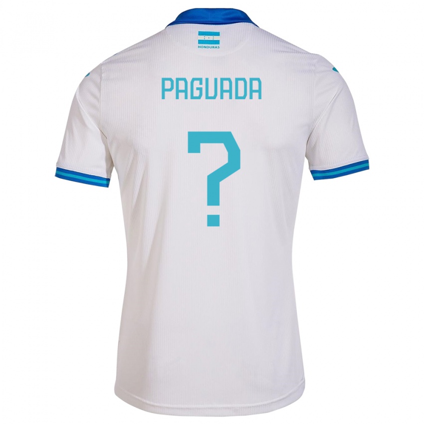 Niño Camiseta Honduras Didier Paguada #0 Blanco 1ª Equipación 24-26 La Camisa Argentina