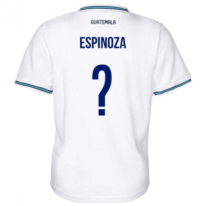 Niño Camiseta Guatemala José Espinoza #0 Blanco 1ª Equipación 24-26 La Camisa Argentina