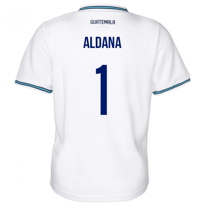 Niño Camiseta Guatemala David Aldana #1 Blanco 1ª Equipación 24-26 La Camisa Argentina