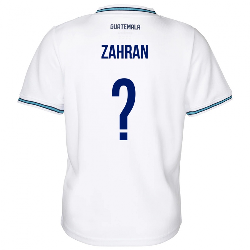 Niño Camiseta Guatemala William Zahran #0 Blanco 1ª Equipación 24-26 La Camisa Argentina