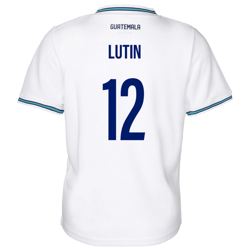 Niño Camiseta Guatemala John Lutin #12 Blanco 1ª Equipación 24-26 La Camisa Argentina