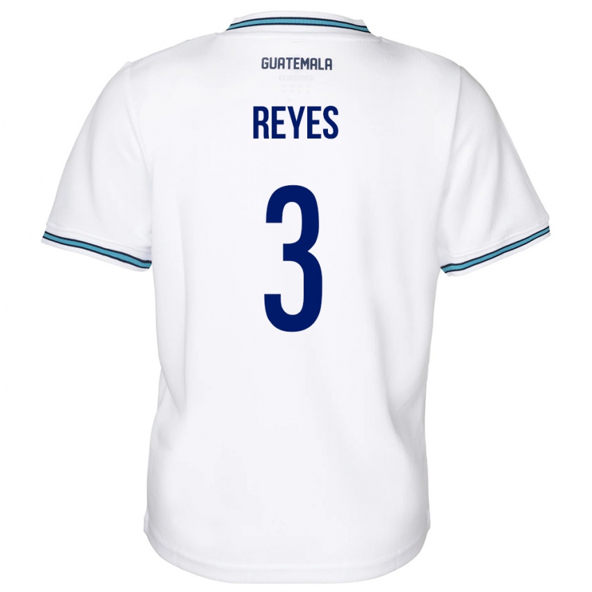 Niño Camiseta Guatemala Martha Reyes #3 Blanco 1ª Equipación 24-26 La Camisa Argentina