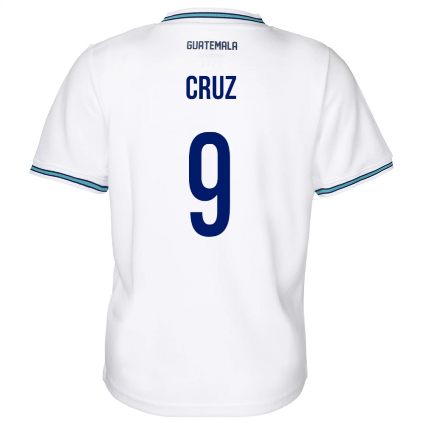 Niño Camiseta Guatemala Celsa Cruz #9 Blanco 1ª Equipación 24-26 La Camisa Argentina