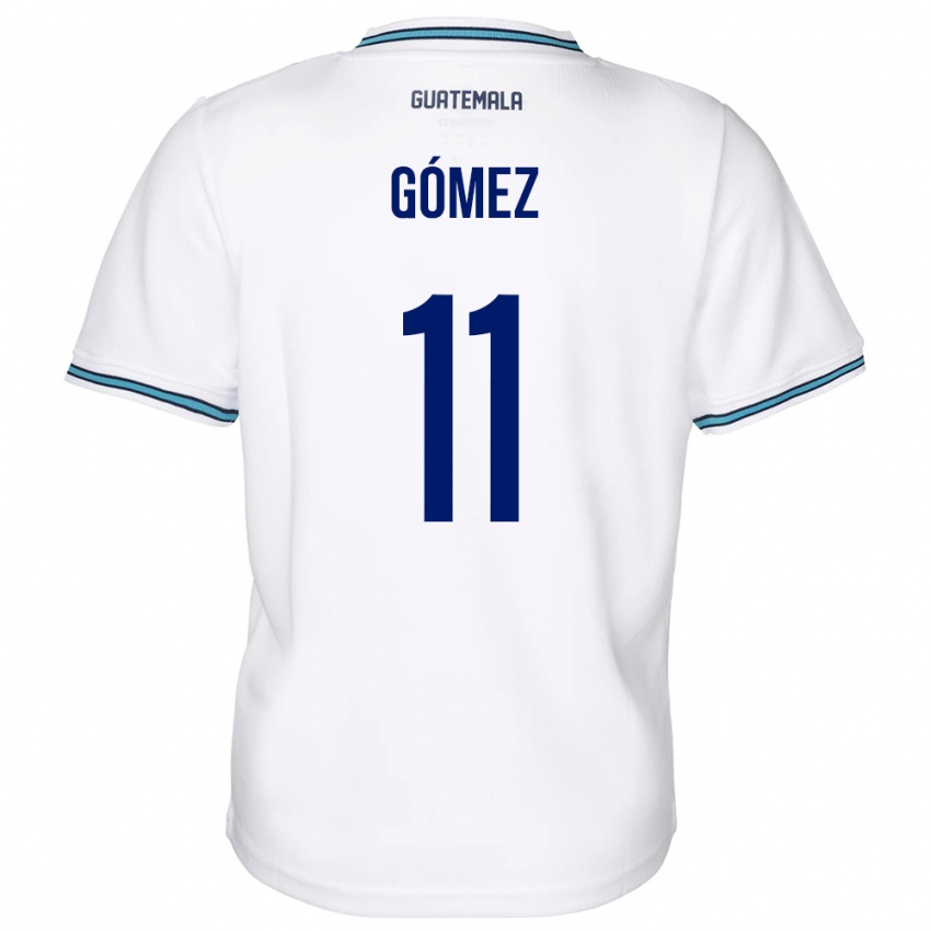 Niño Camiseta Guatemala Savianna Gómez #11 Blanco 1ª Equipación 24-26 La Camisa Argentina