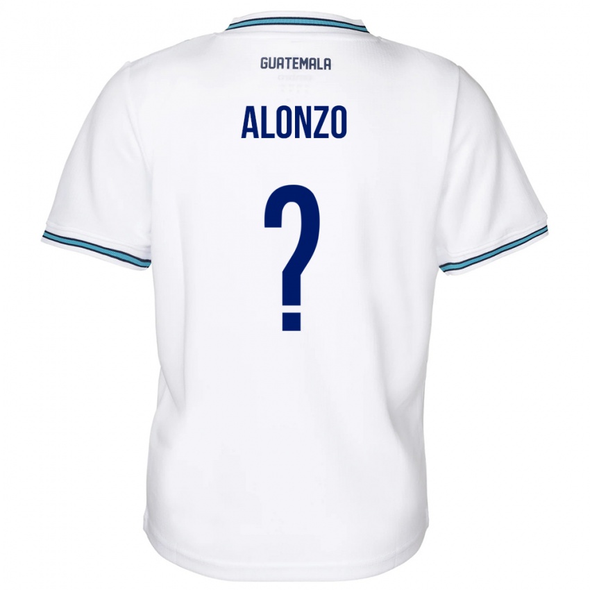 Niño Camiseta Guatemala Anya Alonzo #0 Blanco 1ª Equipación 24-26 La Camisa Argentina